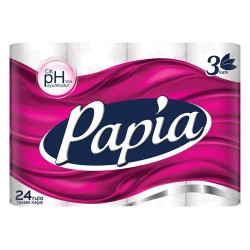 PAPİA TUVALET KAĞIDI 3 KATLI 24 LÜ*3 PK